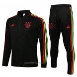 Ensemble Survetement Veste Ajax Enfant 2021-2022 Noir