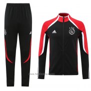 Ensemble Survetement Veste Ajax Teamgeist 2021-2022 Noir