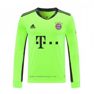 Maillot Bayern Munich Gardien Manches Longues 2020-2021 Vert