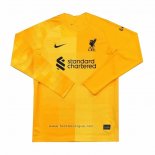 Maillot Liverpool Gardien Manches Longues 2021-2022 Jaune