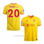 Maillot Liverpool Joueur Diogo J. Third 2021-2022