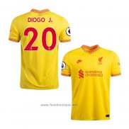 Maillot Liverpool Joueur Diogo J. Third 2021-2022