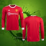 Maillot Manchester United Domicile Manches Longues 2021-2022