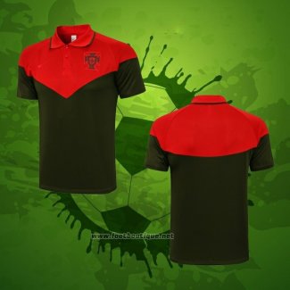 Maillot Polo Portugal 2021 Noir