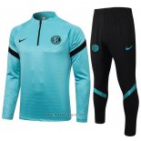 Ensemble Survetement Sweat Inter Milan 2021-2022 Vert