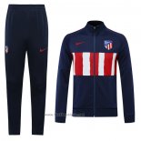 Ensemble Survetement Veste Atletico Madrid 2020-2021 Bleu