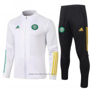 Ensemble Survetement Veste Celtic 2020-2021 Blanc