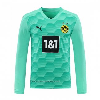 Maillot Dortmund Gardien Manches Longues 2020-2021 Vert