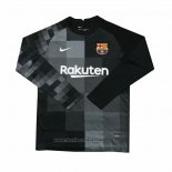 Maillot FC Barcelone Gardien Manches Longues 2021-2022 Noir