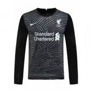 Maillot Liverpool Gardien Manches Longues 2020-2021 Noir