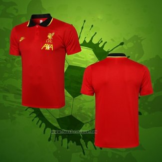 Maillot Polo Liverpool 2021-2022 Rouge