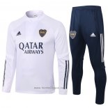 Ensemble Survetement Sweat Boca Juniors 2020-2021 Blanc