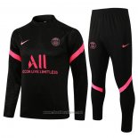 Ensemble Survetement Sweat Paris Saint-Germain 2021-2022 Noir