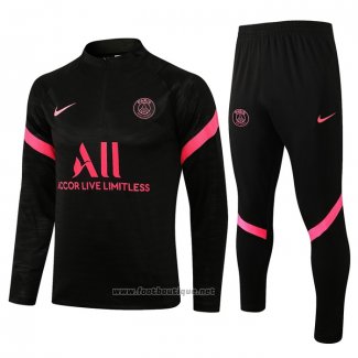 Ensemble Survetement Sweat Paris Saint-Germain 2021-2022 Noir