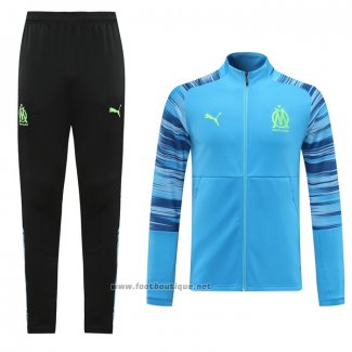 Ensemble Survetement Veste Marsella 2020-2021 Bleu