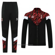 Ensemble Survetement Veste Milan AC 2021 Noir