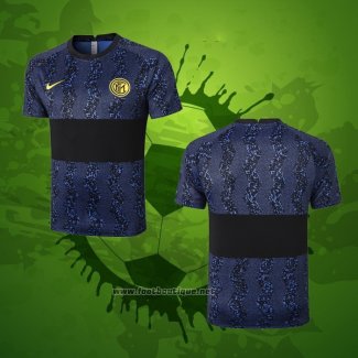 Maillot Entrainement Inter Milan 2020-2021 Bleu et Noir