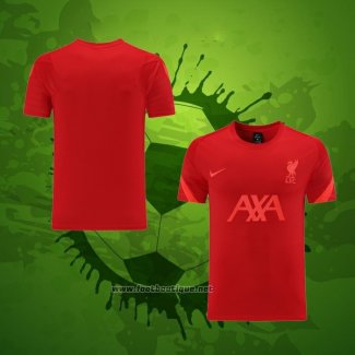 Maillot Entrainement Liverpool 2021 Rouge