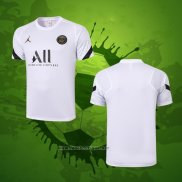 Maillot Entrainement Paris Saint-Germain Jordan 2020-2021 Blanc