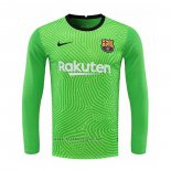 Maillot FC Barcelone Gardien Manches Longues 2020-2021 Vert