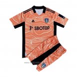 Maillot Leeds United Gardien Enfant 2021-2022 Orange