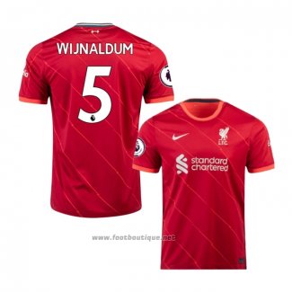 Maillot Liverpool Joueur Wijnaldum Domicile 2021-2022