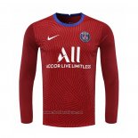 Maillot Paris Saint-Germain Gardien Manches Longues 2020-2021 Rouge