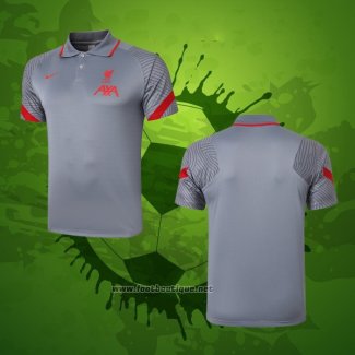 Maillot Polo Liverpool 2020-2021 Gris