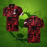 Maillot Polo Liverpool 2021 Rouge