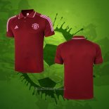 Maillot Polo Manchester United 2020-2021 Rouge