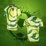 Thailande Maillot Marsella Om Africa 2021 Blanc Jaune Vert