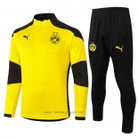 Ensemble Survetement Sweat Dortmund 2020-2021 Jaune