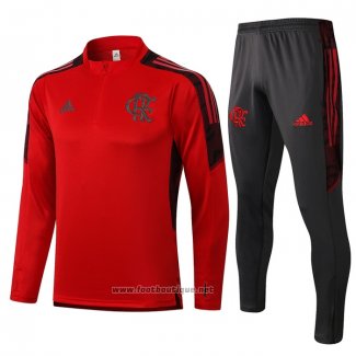 Ensemble Survetement Sweat Flamengo 2021-2022 Rouge