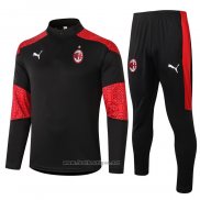 Ensemble Survetement Sweat Milan AC 2020-2021 Noir