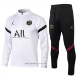 Ensemble Survetement Sweat Paris Saint-Germain 2020-2021 Blanc