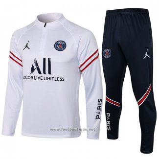 Ensemble Survetement Sweat Paris Saint-Germain 2021-2022 Blanc