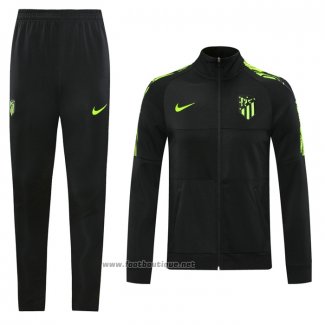 Ensemble Survetement Veste Atletico Madrid 2020-2021 Noir