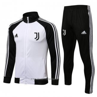 Ensemble Survetement Veste Juventus 2021-2022 Blanc Y Noir