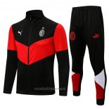 Ensemble Survetement Veste Milan AC 2021-2022 Noir