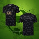 Maillot Entrainement Paris Saint-Germain Jordan 2021-2022 Noir