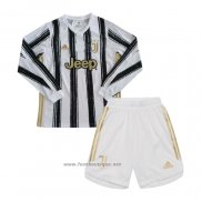 Maillot Juventus Domicile Manches Longues Enfant 2020-2021