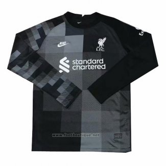 Maillot Liverpool Gardien Manches Longues 2021-2022 Noir