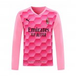 Maillot Milan AC Gardien Manches Longues 2020-2021 Rosa