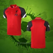 Maillot Polo Liverpool 2020-2021 Rouge