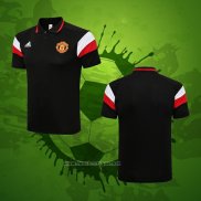 Maillot Polo Manchester United 2021-2022 Noir