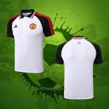 Maillot Polo Manchester United 2022-2023 Blanc