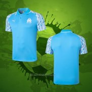 Maillot Polo Marsella 2020-2021 Bleu