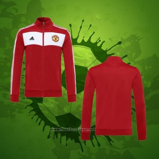 Veste Manchester United Retro 2020-2021 Rouge