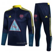 Ensemble Survetement Sweat Arsenal 2021-2022 Bleu