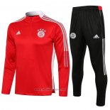 Ensemble Survetement Sweat Bayern Munich 2021-2022 Rouge